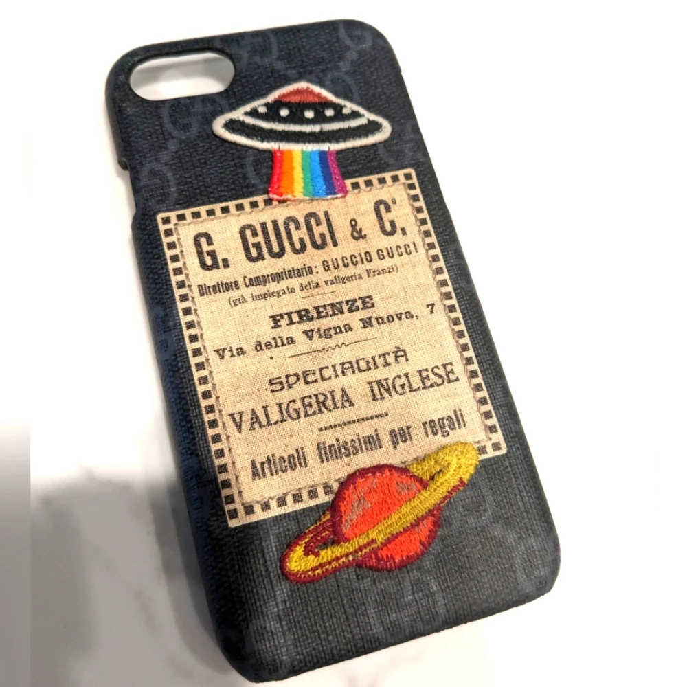 GUCCI Black Iphone 7 Cell Phone Case